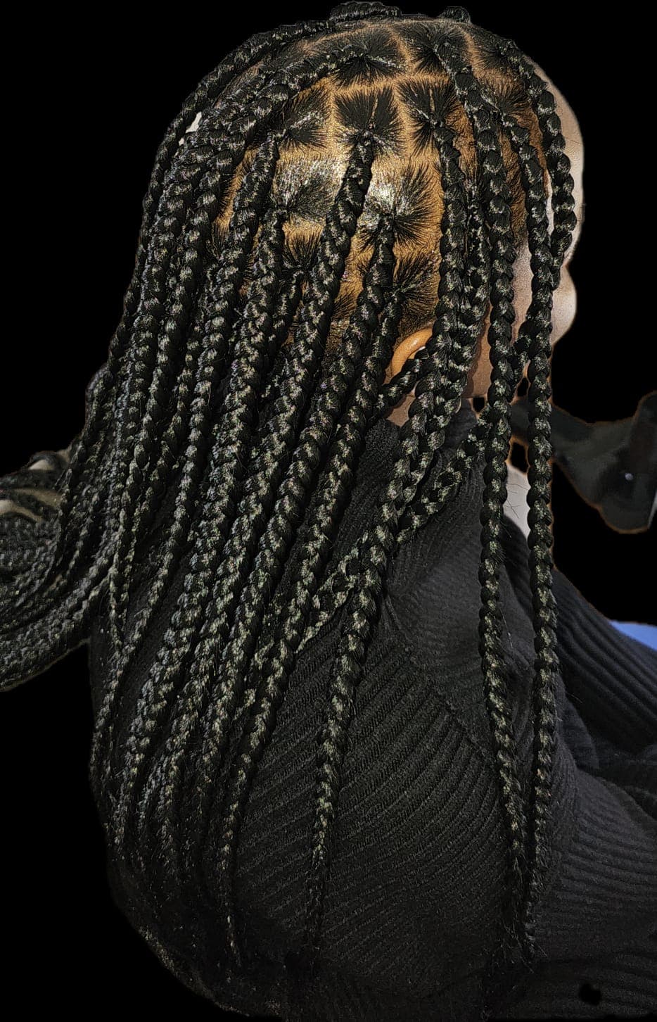 Medium Knotless Braids